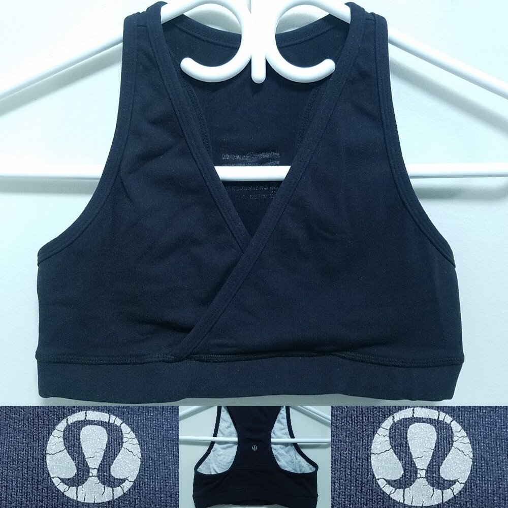 Lululemon Black Sports Bra Size 6 Small